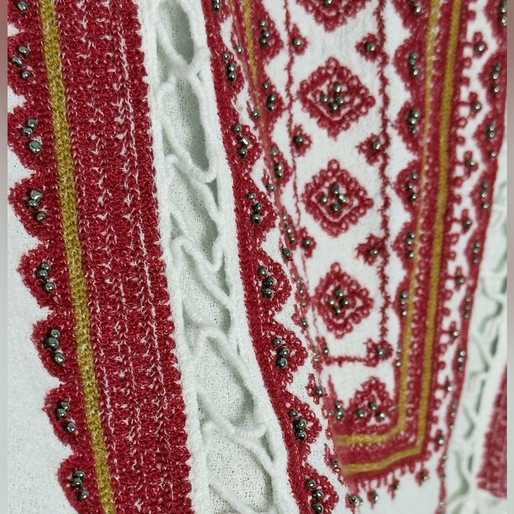 Free People Lady Luck Embroidered Tunic Boho Hippie - Picture 7 of 9